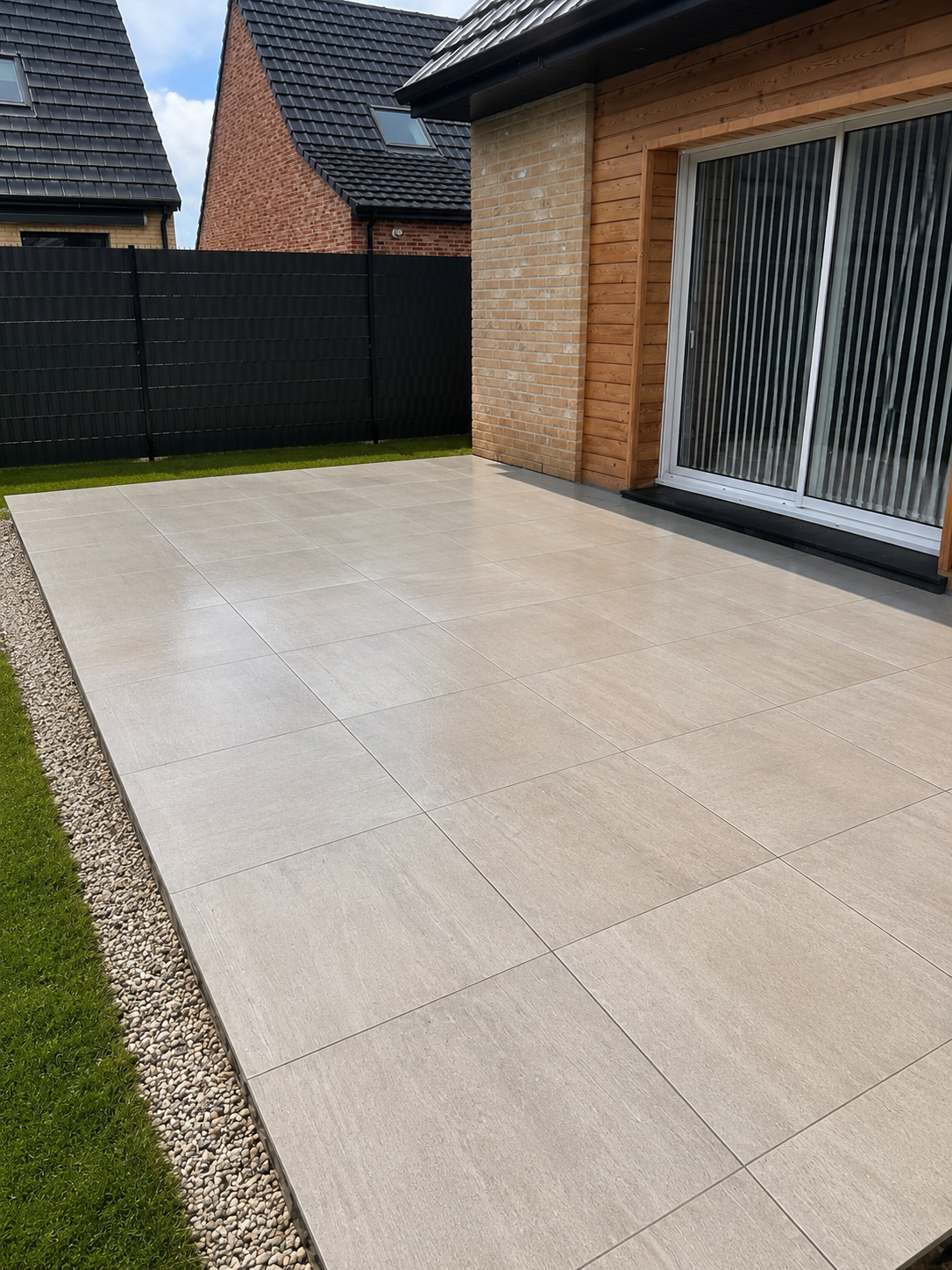 Terrasse en céramique sur plots réglable